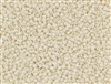 8/0 Toho Japanese Seed Beads - Off-White Cream Opaque Luster #123L