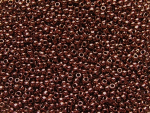 8/0 Toho Japanese Seed Beads - Dark Bronze Metallic #222