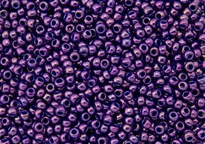 8/0 Toho Japanese Seed Beads - Deep Purple Metallic #461