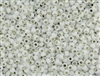 8/0 Toho Japanese Seed Beads - PermaFinish White Opal Silver Lined #PF2100