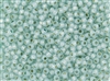 8/0 Toho Japanese Seed Beads - PermaFinish Light Aqua Opal Silver Lined #PF2116