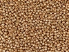 8/0 Toho Japanese Seed Beads - PermaFinish Peach Gold Metallic #PF551