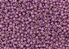 8/0 Toho Japanese Seed Beads - PermaFinish Orchid Pink Metallic Matte #PF580F