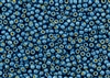 8/0 Toho Japanese Seed Beads - PermaFinish Turkish Blue Metallic Matte #PF584F