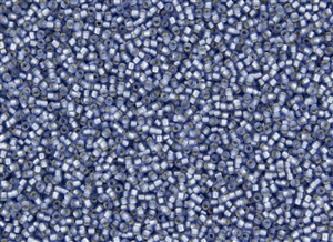 11/0 Toho Japanese Seed Beads - Light Sapphire Silver Lined Matte #33F