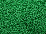 11/0 Toho Japanese Seed Beads - Shamrock Green Opaque #47D