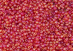 11/0 Toho Japanese Seed Beads - Ruby Hyacinth Transparent Rainbow #165