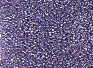 11/0 Toho Japanese Seed Beads - Light Purple Transparent Rainbow #166D