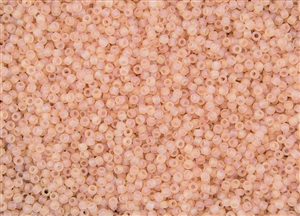 11/0 Toho Japanese Seed Beads - Light Rose Transparent Rainbow Matte #169F