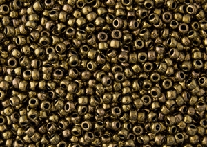 11/0 Toho Japanese Seed Beads - Dark Gold Bronze Metallic #223