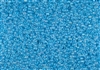 11/0 Toho Japanese Seed Beads - Aqua Lined Crystal Rainbow #781