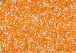 11/0 Toho Japanese Seed Beads - Orange and Cream Mix #CM31