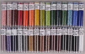 30 Tubes of 11/0 Toho Japanese Seed Beads LOT #9