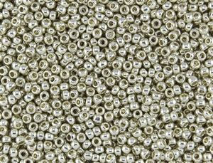 11/0 Toho Japanese Seed Beads - PermaFinish Silver Metallic #PF558