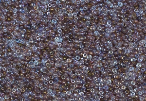 11/0 Toho Japanese Seed Beads - Hybrid Dual Lustered Gold/Amethyst AB #Y251 *LAST PARTIAL TUBE* 21.66 grams Discontinued