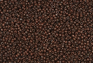 11/0 Toho Japanese Seed Beads - Hybrid Terra Cotta Picasso #Y305