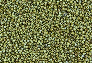 11/0 Toho Japanese Seed Beads - Hybrid Opaque Cornflower Picasso #Y309 *LAST PARTIAL TUBE* 21.69 grams Discontinued