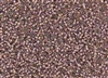 15/0 Toho Japanese Seed Beads - Rose Lined Crystal Rainbow #267