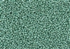 15/0 Toho Japanese Seed Beads - PermaFinish Teal Aqua Metallic #PF561