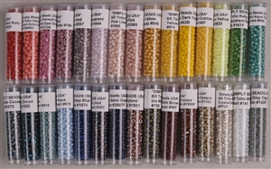 30 Tubes of 8/0 Toho Japanese Seed Beads LOT #7