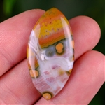 Old Stock Vein 2 - Ocean Jasper Designer Cabochon - 100% Natural - Marovato, Madagascar