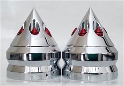 sixty61 gatling fork cover chrome-red