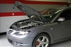 Redline Tuning Hood QuickLift: Mazda 3 Sedan