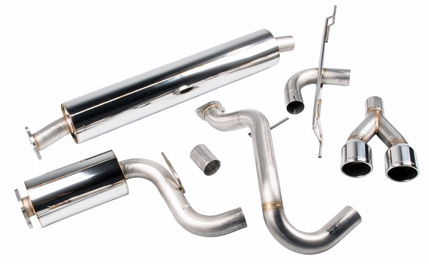 Mountune High Flow 2.5" SS Exhaust: 2013-2015 Ford Focus ST