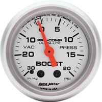 Autometer Ultra Lite Boost/Vac Gauge