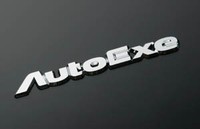 Chrome AutoExe Logo Emblem
