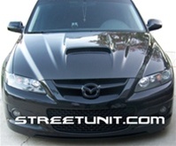 Fiber Images Carbon Fiber Hood (Vented): MAZDASPEED 3