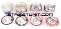 Wiseco 9.0:1 Forged Pistons: MAZDASPEED Protege