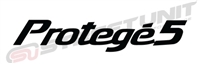 Protege 5 Logo Vinyl Decal