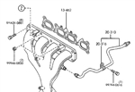 Mazda High Flow EGR Pipe