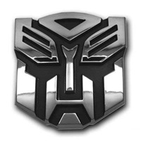 Chrome Transformers "Optimus Prime" Emblem