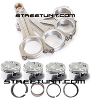CP Custom Forged Pistons Made for Pauter Rods Combo: MAZDASPEED 6, MAZDASPEED 3 & CX-7