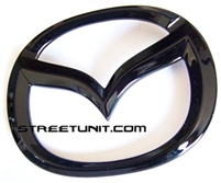 StreetUnit Black Out Rear Emblem:  2014 Mazda3