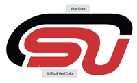 Street Unit Performance Vinyl Decal: Track Logo