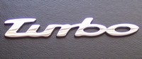 Chrome Turbo Emblem