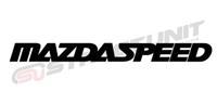 Mazdaspeed Logo Vinyl Decal