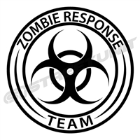 Zombie Response Team Vinyl Decal