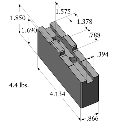 WAK-200/225 Soft Top Jaw (Set of 3)