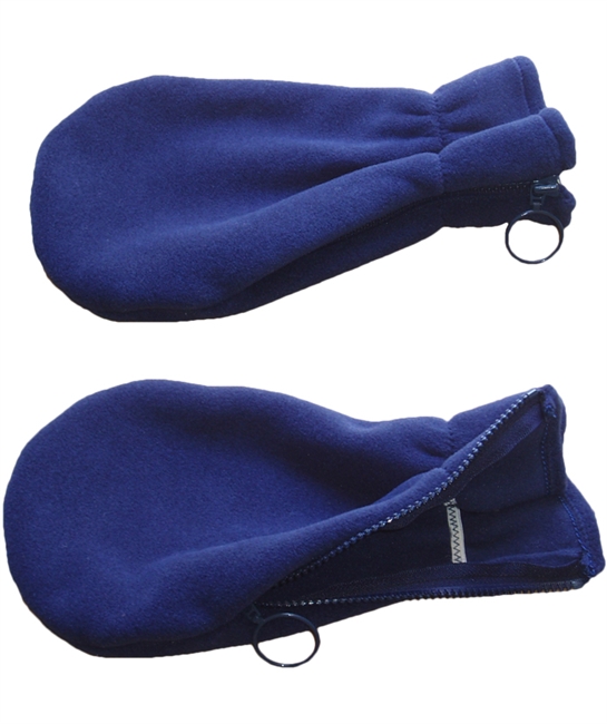 Genuine Polartec Fleece Thumbless Mittens - Adaptive Wheelchair Clothing