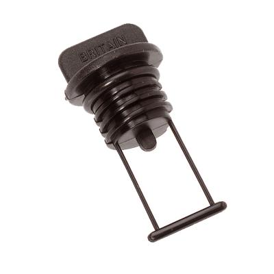 Barton Marine Drain Plug - Black 15mm (19/32&quot;)