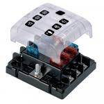 BEP ATC Six Way Fuse Holder Quick Connect w/Cover &amp; Link