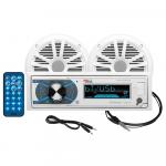 Boss Audio MCK632WB.6 Marine Stereo  6.5&quot; Speaker Kit - White