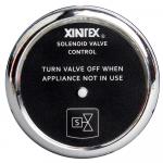 Fireboy-Xintex Propane Control  Solenoid Valve w/Chrome Bezel Display