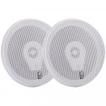 Poly-Planar MA-8506 6&quot; 200 Watt Titanium Series Speakers - White