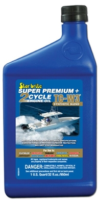 Star Brite SUZ-SBC19232 Super Premium 2-Cycle Engine Oil TC-W3 - Quart