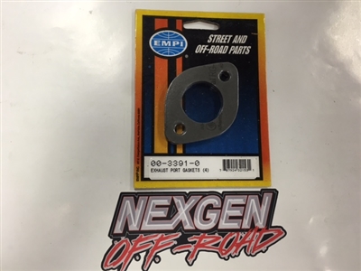 EMPI VW Air Cooled Bug, 1200-1600 Exhaust Port Gasket 1-1/2" ID 4PC 3391